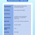 NIT Rourkela Junior Research Fellow Recruitment 2026 – Apply Online
