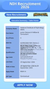 NIH Recruitment 2026