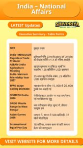 India – National Affairs