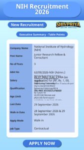 NIH Recruitment 2026