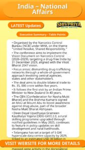 India – National Affairs