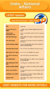 India – National Affairs