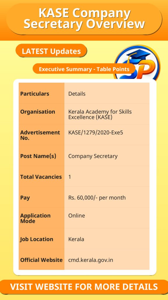 KASE Company Secretary Overview